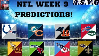 NFL PREDICTIONS - WEEK 9
