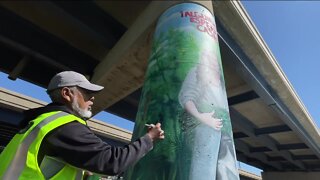 Murals with a message near 5th and Becher