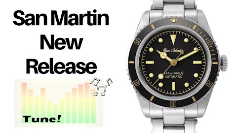 NEW Release by San Martin (SN004-G) - The Best Vintage Diver on AliExpress!