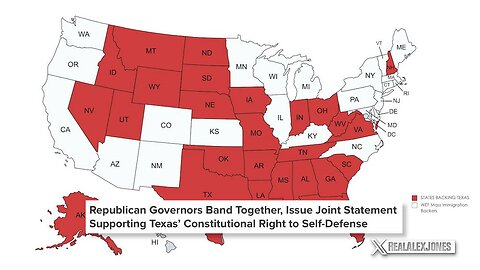 HISTORIC! All Republican Governors Back Texas As They Stand Up