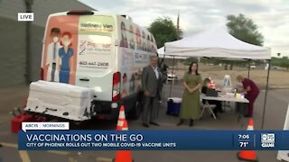 City of Phoenix rolls out mobile COVID-19 vaccine units