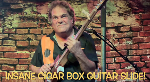 Heartfelt Cigar Box Guitar Slide Version Of Robert Johnson’s Crossroads Live In Concert