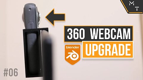 Modelling A 360 Webcam Mount In Blender 2.9+ | Blender Precision modelling In Action