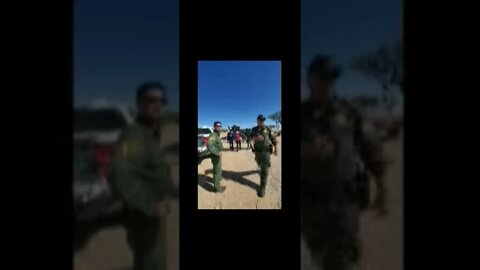 BorderPatrol attempts to intimidate and use physical force.