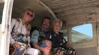 Seniors have a blast skydiving