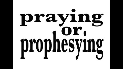 Praying or Prophesying -- A Women's Bible Study by The Joyful Eye