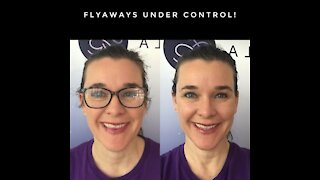 Hair help for flyaways
