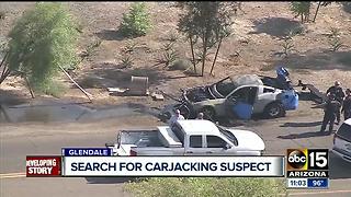 Glendale looking for carjacking suspect