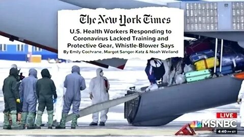 Whistleblower Says "U.S. Workers WITHOUT PROTECTIVE GEAR Assisted Coronavirus Evacuees"