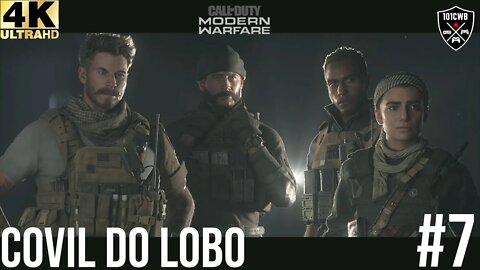 Call of Duty Modern Warfare #7 COVIL do LOBO 4K 60fps PS4 Pro #modernwarfare