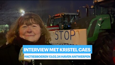 ☝️ Kristel Caes: "Dit gaat ons allemaal aanbelangen en daarom ben ik hier". #actieboeren