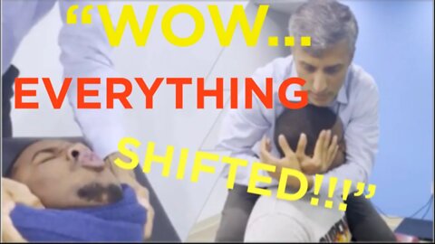 HIS WIFE RECORDED HIM GET ADJUSTED FOR THE FIRST TIME AND SHARED HIS UNBELIEVABLE REACTION!!! 😲😮‍💨😱