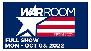 WAR ROOM [FULL] Monday 10/3/22 • Joe Biden Authorizes Bio Weapons, NIH Invests in New COVID Research