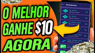 [CORRE] NOVO APP DE GANHAR DINHEIRO PAGANDO $10,00 MUITO FÁCIL