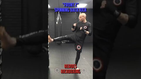 Heroes Training Center | Kickboxing & MMA "How To Throw A Front 2 & Spinning Back Kick" | #Shorts