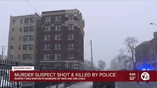 Murder suspect shot and killed by police