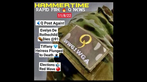 HAMMERTIME 🔨 Rapid Fire 🔥 Q News On Nov 8, 2022