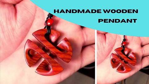 Handmade wooden pendant |pendant |wooden pendant| Woodworking |woodworking7900 |#shorts