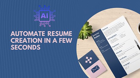 Automate Resume creation