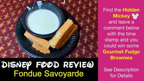 Fondue Savoyarde - Epcot - Disney Food Review