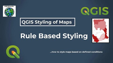 Use Rule Based Styling method to make your maps beautiful on QGIS #qgis #gis