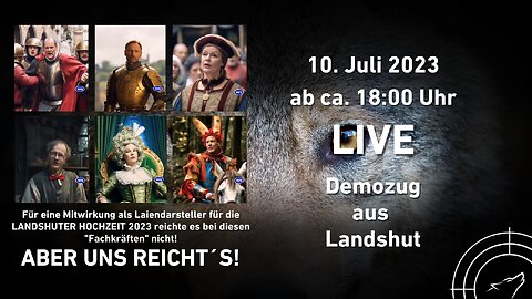 🔴 💥 LIVE | aus Landshut: ABER UNS REICHT`S!💥