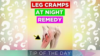 Get Rid of Leg Cramps At Night