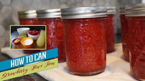 How to Can Strawberry-Kiwi Jam
