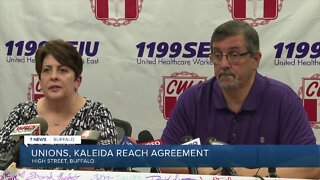 Union workers reach a tentative agreement with Kaleida Health, avoiding a strike