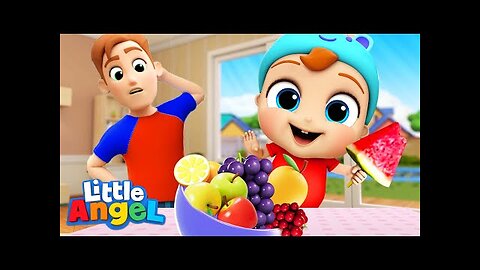 No More Snacks Baby John! _ Yummy Vegetables & Healthy Habits Song _ Little Angel Kids Songs