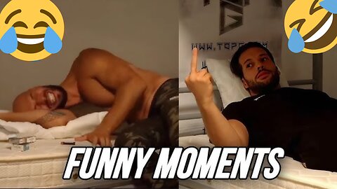 Andrew Tate and Tristan Tate funny moments in jail 😂