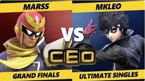 CEO 2019 GRAND FINALS - MkLeo (Joker) Vs. Marss (ZSS, Captain Falcon) SSBU Smash Ultimate Tournament