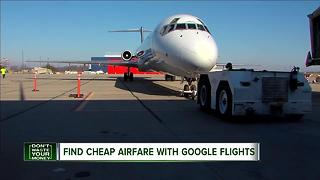 Find cheap airfare with Google Flights