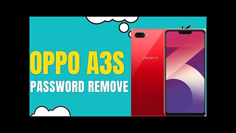 oppo a3s cph1853 password remove without loss data