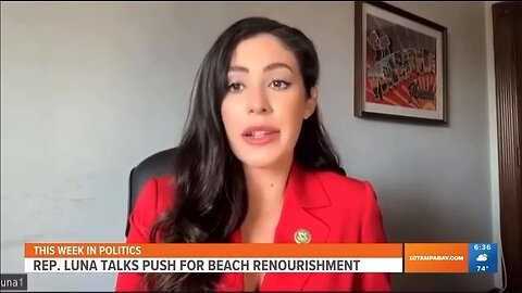 Rep. Anna Paulina Luna discusses the need for the Army Corps to fix Sand Key Beach