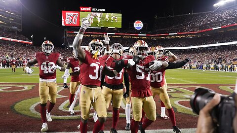 Dre Greenlaw books Niners' spot in NFC title game with clinching INT.''