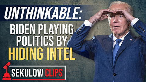 BIDEN EXPOSED: What You Need To Know About Withholding Intel From Israel