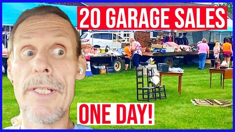 HIGHWAY TO THRIFTING! | YARD SALE EXPLOSION | ANTIQUE RESELLERS