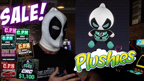 🔥PLUSHIE CREDIT CRUSADER IS ON THE WAY! PLUS -10% SALE AT WWW.THECRUSADERCAVE.COM! 🔥