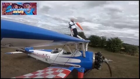 Daredevil grandmother takes to skies for wingwalk for fifth time