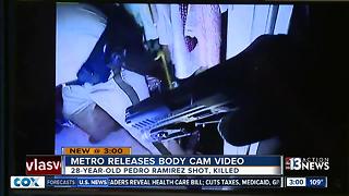 Las Vegas police release shooting body-cam footage