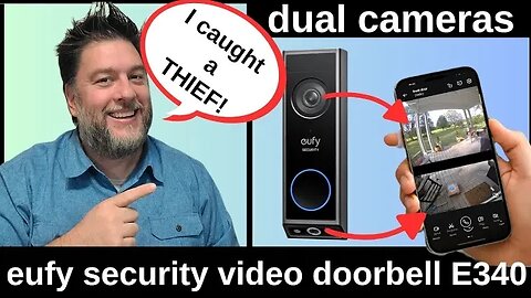 eufy Video Doorbell E340. dual camera doorbell. wireless doorbell camera [540]