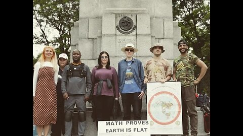 First Toronto Flat Earth rally and march, photo and video highlights, Queen's Park, June 11, 2023