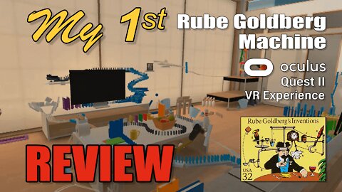 My First Rube Goldberg Machine in Gadgeteer on Oculus Quest 2 VR Game REVIEW