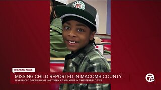 Police searching for missing 11-year-old Macomb County boy