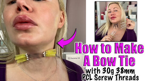 How to Make a Bow Tie with 30g 38mm PCL Screw Threads from Acecosm.com | Code Jessica10 Saves you $$