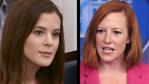 Fox Reporter Compares School board Demonstrations to Protesting Justices' homes Psaki Gets Offended