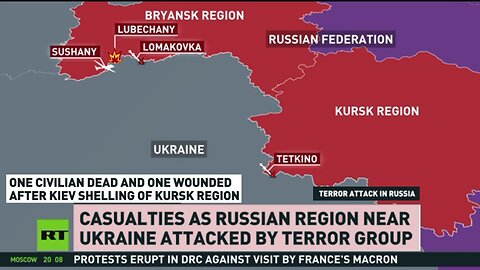 RT News - March 2nd 2023 LATE - Terrorist attack on Bryansk, Russia