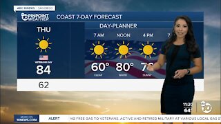 ABC 10News PinPoint Weather With Meteorologist Angelica Campos