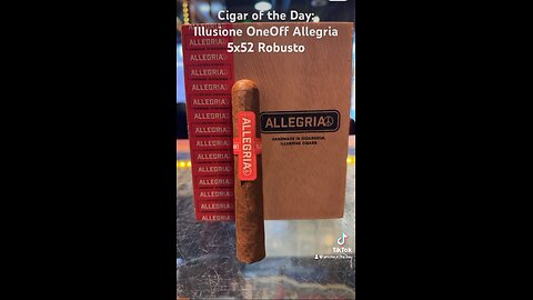Cigar of the Day: Illusione OneOff Allegria 5x52 Robusto #Shorts #Cigars #Short #Cigar #SNTB